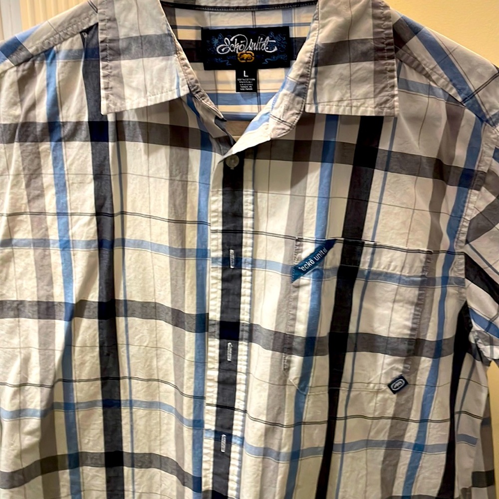 Vintage Ecko Unlimited Casual Button Down Shirt